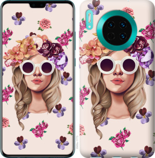 

Чехол Девушка с цветами v2 для Huawei Mate 30 Pro 875831