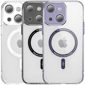 TPU+PC чехол Fullcolor with Magnetic Safe для Apple iPhone 14 (6.1")