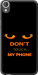 Чехол Don't touch the phone для HTC Desire 820