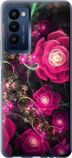 

Чехол Абстрактные цветы 3 для Tecno Camon 18p CH7n 1625346