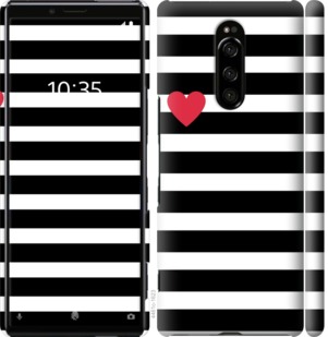 

Чехол Черно-белые полосы для Sony Xperia 1 J9110 765120