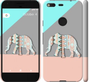 Чехол Узорчатый слон для Google Pixel XL