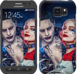 Чехол на Samsung Galaxy S6 active G890 Джокер и Харли Квинн