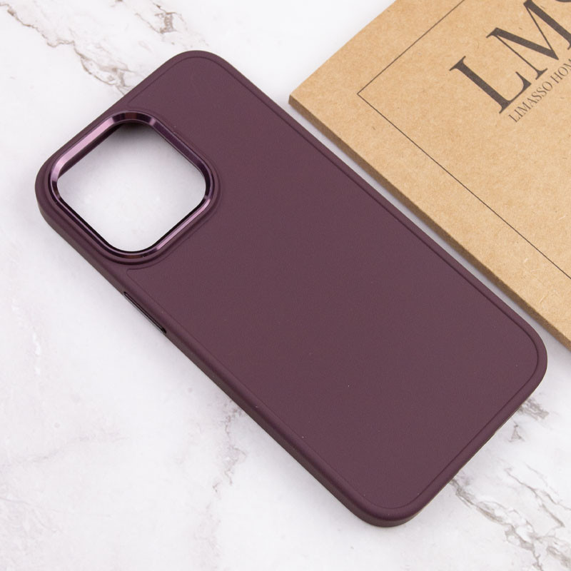 TPU чохол Bonbon Metal Style на Apple iPhone 14 Pro (6.1") (Бордовий / Plum) в магазині vchehle.ua