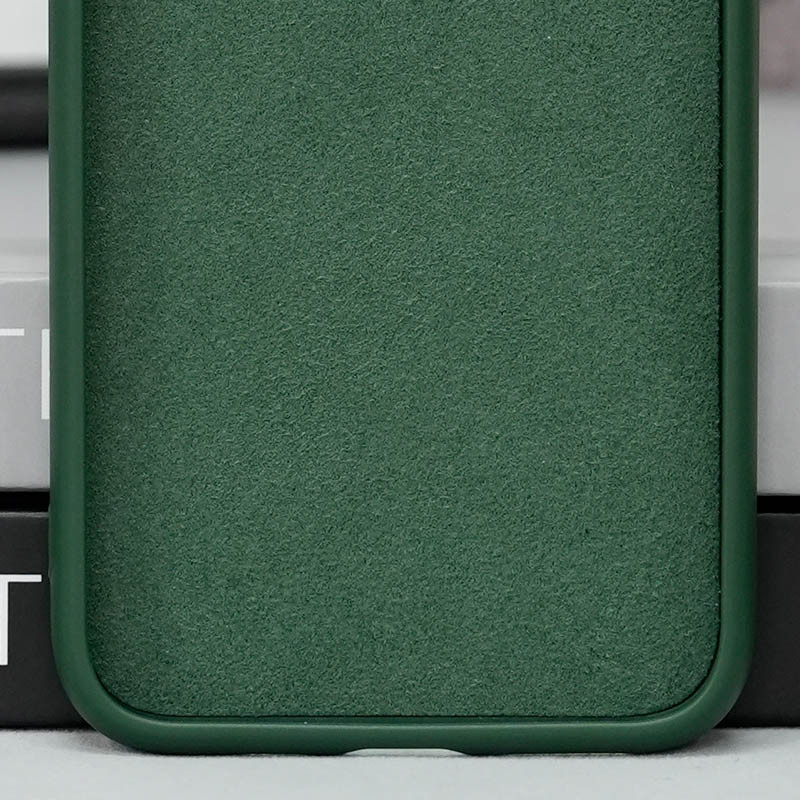 Фото Чохол TPU+Glass Sapphire Midnight with Magnetic Safe на Apple iPhone 15 (6.1") (Зелений / Forest green) на vchehle.ua