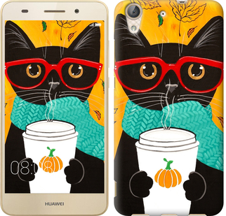 

Чехол Осенний кот для Huawei Y6 II 639862