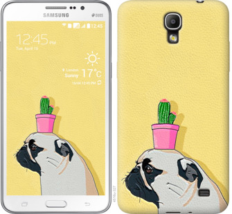 

Чехол Мопс с кактусом для Samsung Galaxy Mega 2 Duos G750 795453
