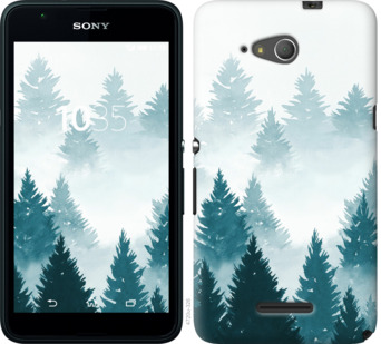 

Чохол Акварельні Ялинки на Sony Xperia E4g 862642
