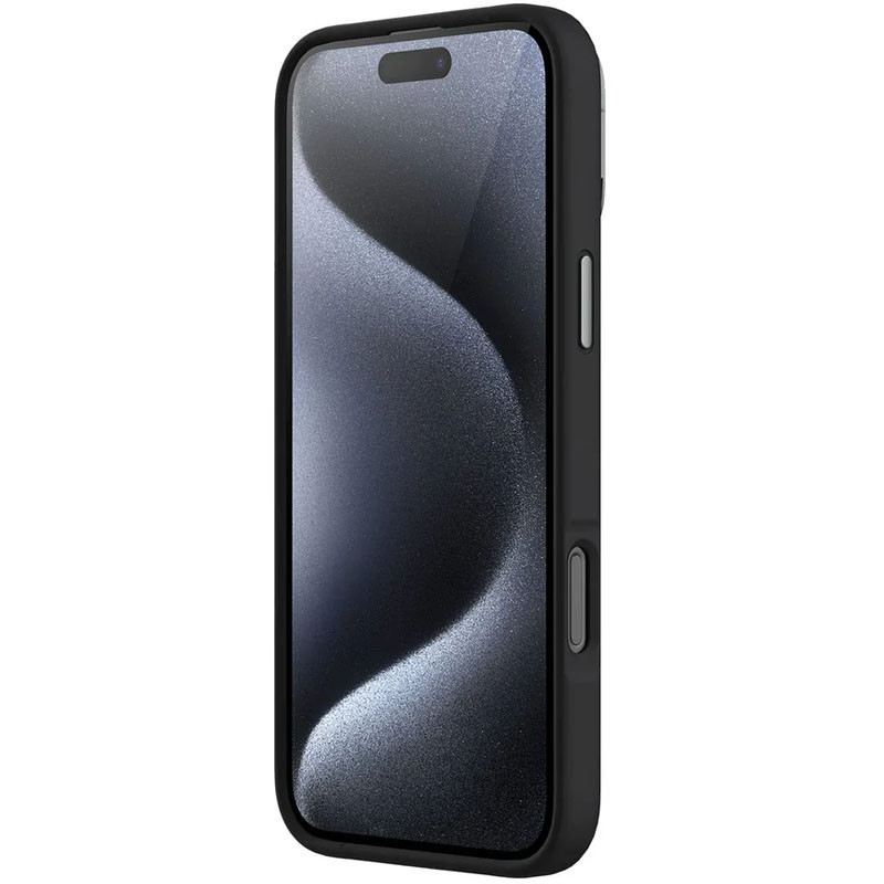 Замовити Чохол Silicone Nillkin LensWing Prop Magnetic на Apple iPhone 16 Pro (6.3") (Чорний / Black) на vchehle.ua