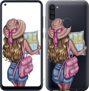 

Чохол Дівчина з картою на Samsung Galaxy M11 M115F 919269