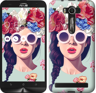 

Чехол Девушка с цветами для Asus Zenfone 3 ZE520KL 95840