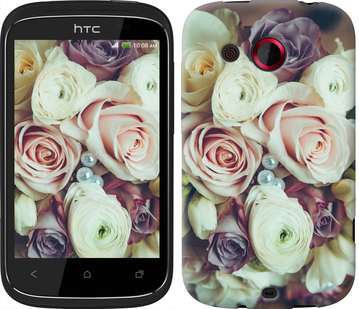 

Чохол Букет троянд на HTC Desire C A320e 452265