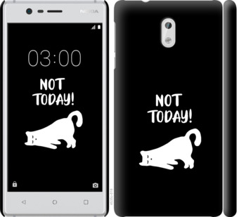 

Чехол Уставший кот для Nokia 3 874639