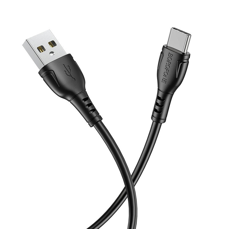 Фото Дата кабель Borofone BX51 Triumph USB to Type-C (1m) (Черный) на vchehle.ua