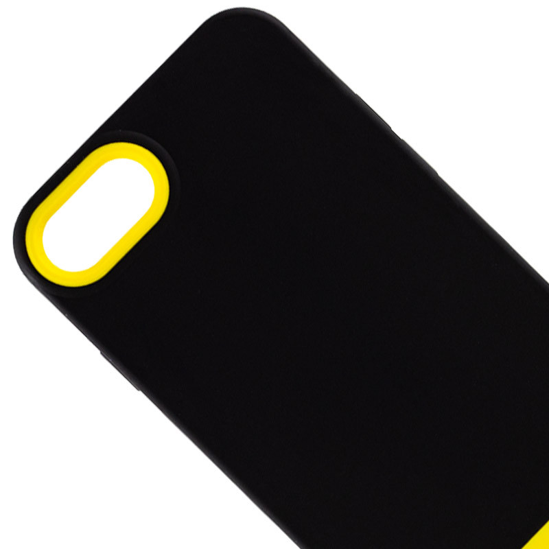 Фото Чехол TPU+PC Bichromatic для Apple iPhone 7 / 8 / SE (2020) (4.7") (Black / Yellow) на vchehle.ua