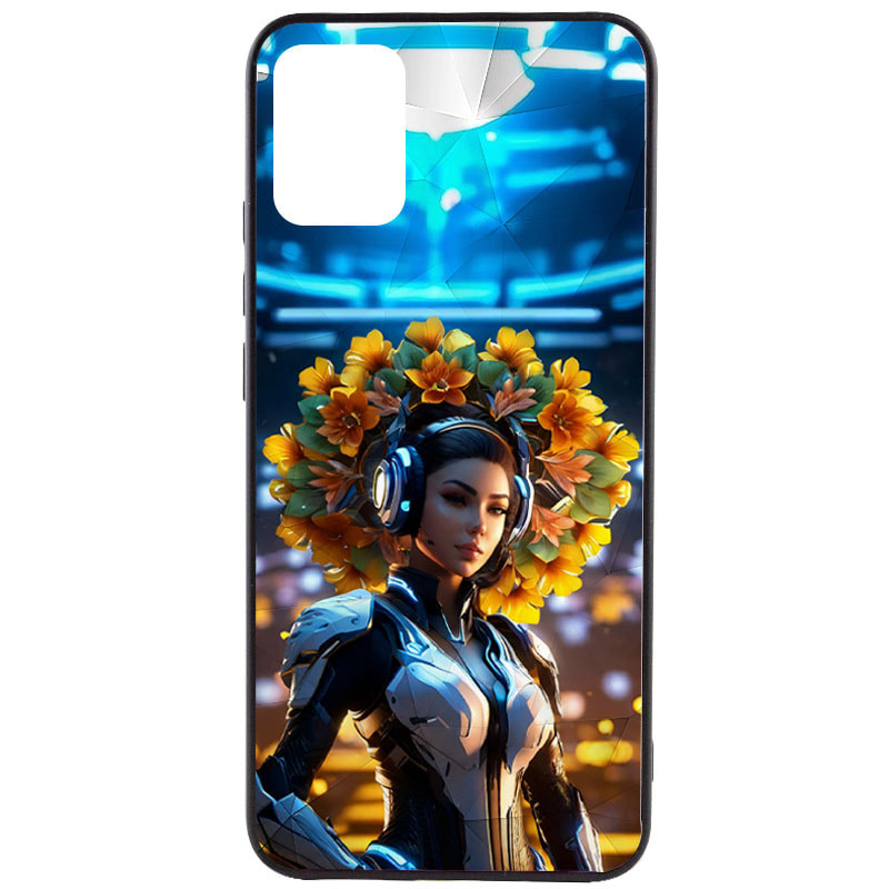 TPU+PC чехол Prisma Ladies для Samsung Galaxy A31 (Cyberpunk)