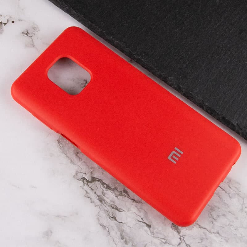 Чехол Silicone Cover Full Protective (AA) для Xiaomi Redmi Note 9s / Note 9 Pro / Note 9 Pro Max (Красный / Red) в магазине vchehle.ua