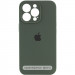 Чехол Silicone Case Full Camera Protective (AA) для Apple iPhone 16 (6.1") (Зеленый / Cyprus Green)