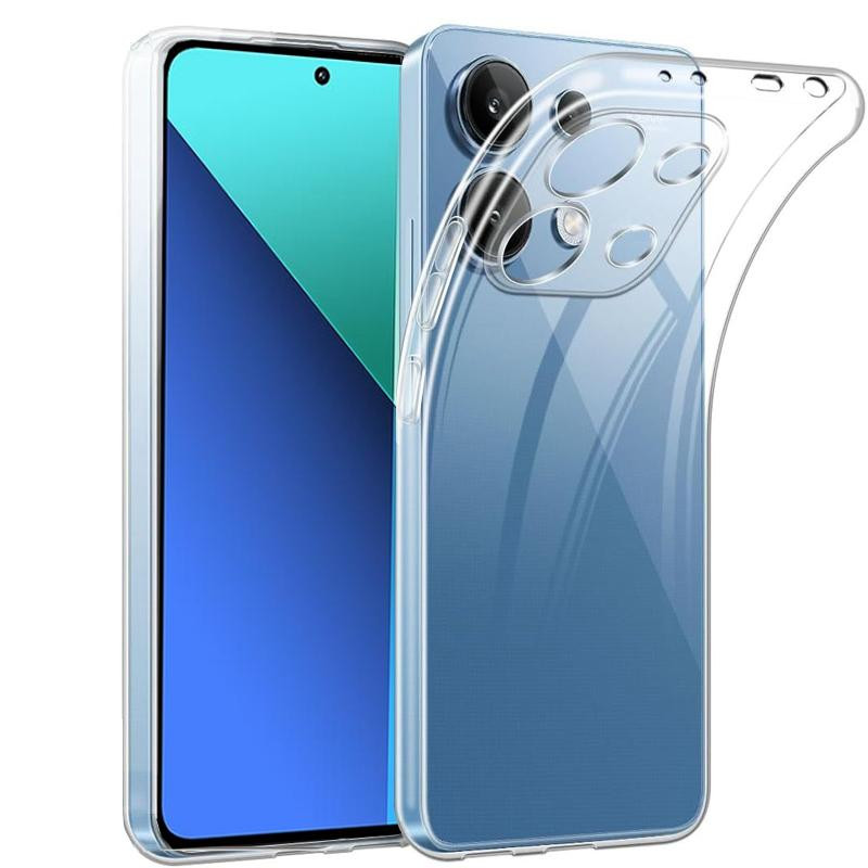 TPU чехол Epic Transparent 1,5mm Full Camera для Xiaomi Redmi Note 13 4G (Бесцветный (прозрачный))