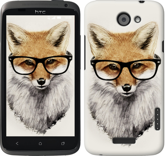 

Чохол Лис в окулярах на HTC One X 634306