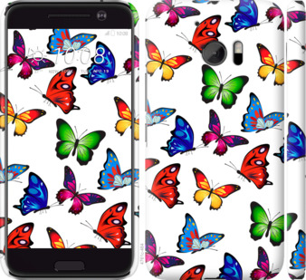 

Чехол Красочные мотыльки для HTC 10 881294