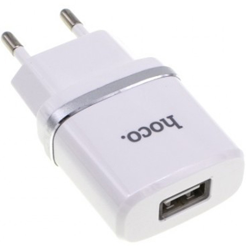 МЗП Hoco C11 USB Charger 1A (Білий)