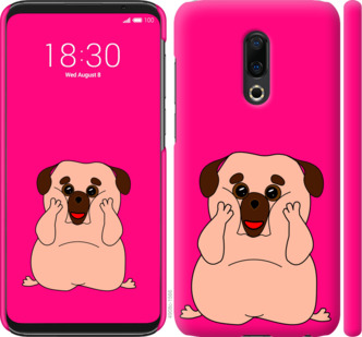 

Чохол Веселий мопс на Meizu 16 Plus 928460