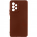 Чохол Silicone Cover Lakshmi Full Camera (AA) на Samsung Galaxy A13 4G (Коричневий / Brown)