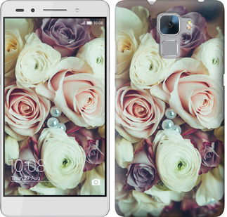 

Чехол Букет роз для Huawei Honor 7 452481