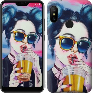 

Чохол Арт-дівчина в окулярах на Motorola One 687769