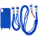 Чохол TPU two straps California на Apple iPhone XR (6.1") (Синій / Iris)