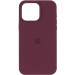 Фото Чехол Silk (AA) Logo with Magnetic Fit для Apple iPhone 11 Pro Max (6.5") (Бордовый / Plum) на vchehle.ua