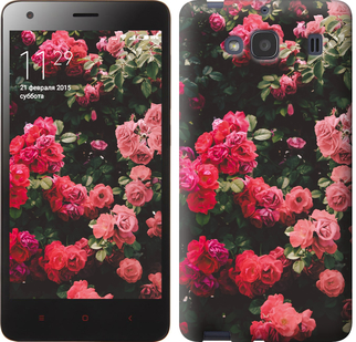 

Чехол Куст с розами для Xiaomi Redmi 2 639366