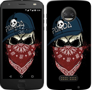

Чехол Череп в кепке для Motorola Moto Z3 Play 669152