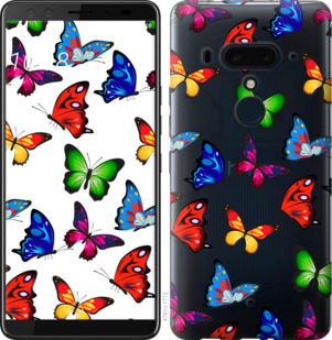 

Чехол Красочные мотыльки для HTC U12 Plus 881298