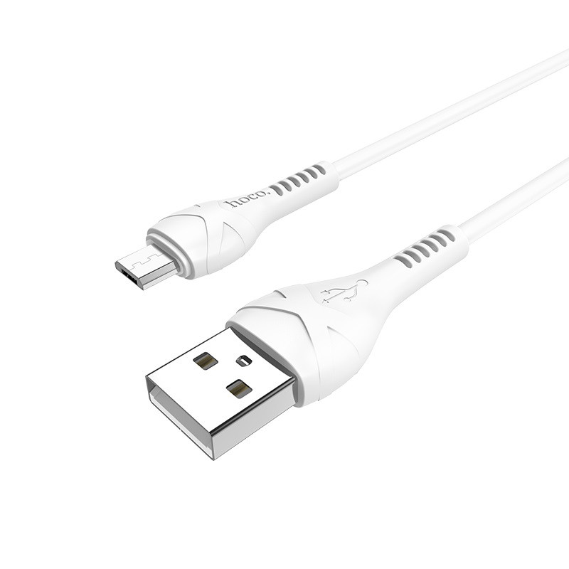 Дата кабель Hoco X37 "Cool power” MicroUSB (1m) (Білий) в магазині vchehle.ua