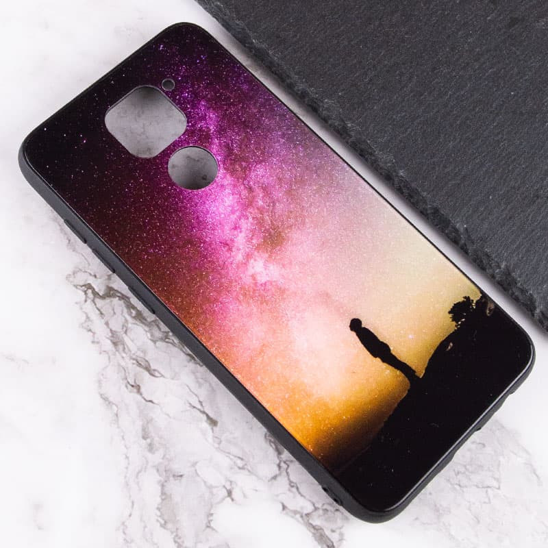 Фото TPU+Glass чохол Diversity на Xiaomi Redmi Note 9 / Redmi 10X (Solitude) в маназині vchehle.ua