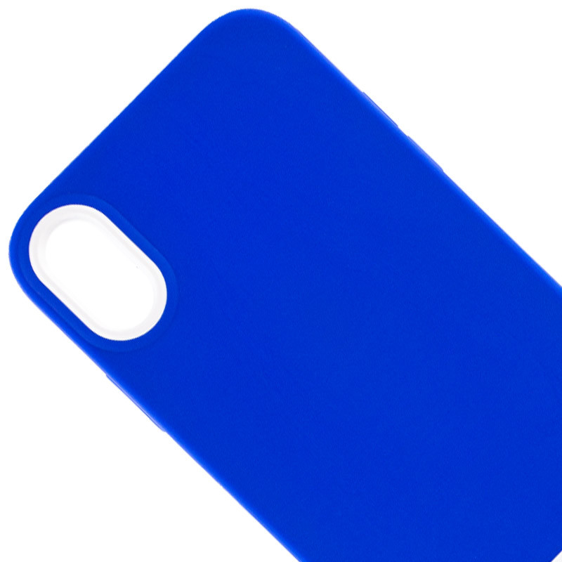 Фото Чохол TPU+PC Bichromatic на Apple iPhone XR (6.1") (Navy Blue / White) на vchehle.ua