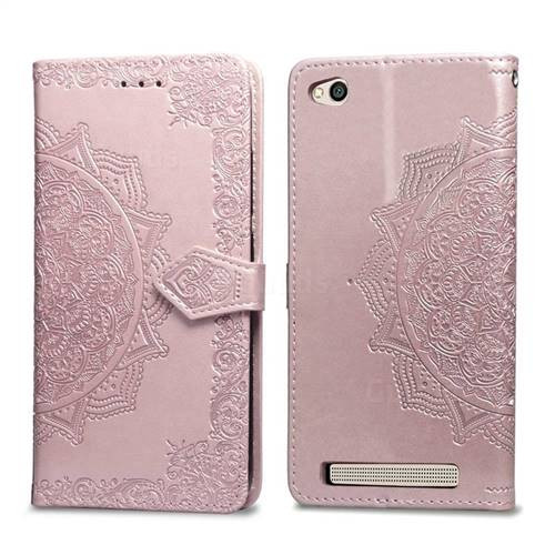 Фото Кожаный чехол-книжка Art Case с визитницей для Xiaomi Redmi 4a (Розовый) в магазине vchehle.ua