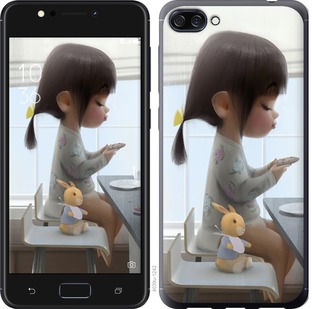 

Чехол Милая девочка с зайчиком для Asus ZenFone 4 Max ZC554KL 697716