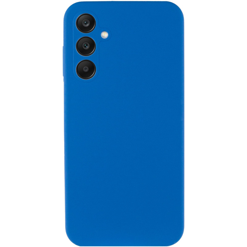 Фото Чехол Silicone Cover Lakshmi Full Camera (AAA) для Samsung Galaxy A56 5G (Синий / Denim Blue) на vchehle.ua