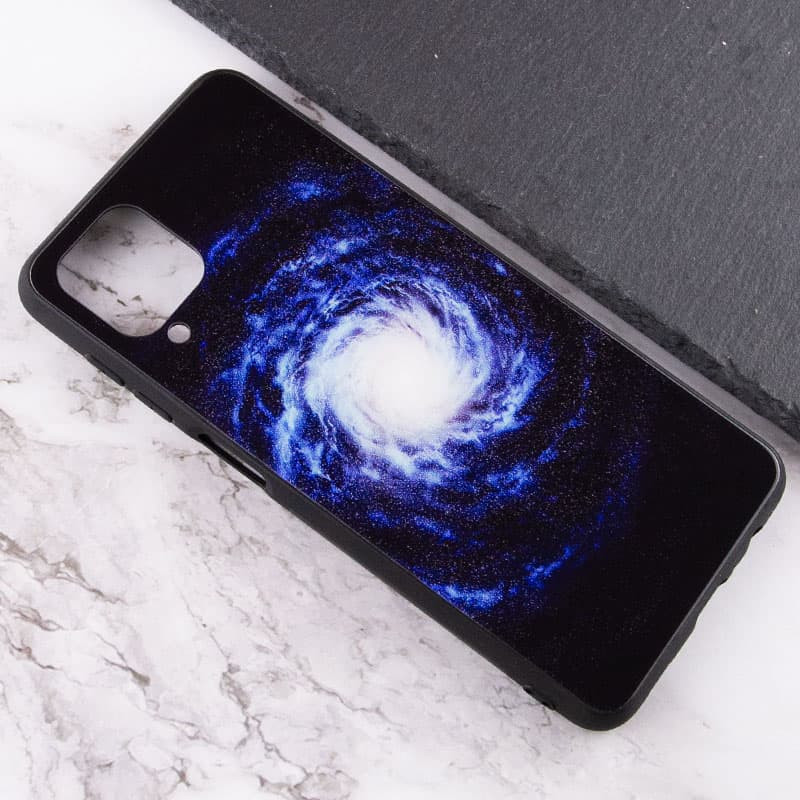 Фото TPU+Glass чехол Diversity для Samsung Galaxy A12 / M12 (Universe) в магазине vchehle.ua