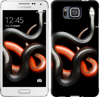 

Чохол Червоно-чорна змія на чорному тлі на Samsung Galaxy Alpha G850F 481959