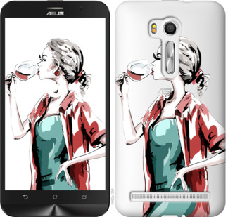 

Чехол Девушка с бокалом для Asus ZenFone Go TV ZB551KL 841862