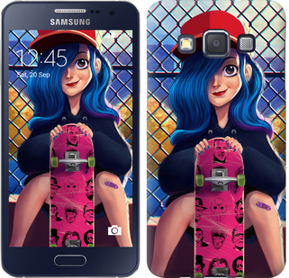 

Чехол Прикольная девочка со скейтбордом для Samsung Galaxy A3 A300H 618099