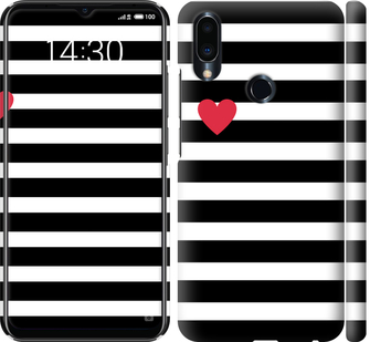 

Чохол Чорно-білі смуги на Meizu Note 9 751932