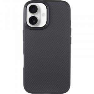 Чехол TPU+PC Carbon with Magnetic safe для Apple iPhone 16 Plus (6.7")