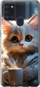 Чехол White cat для Samsung Galaxy A21s A217F