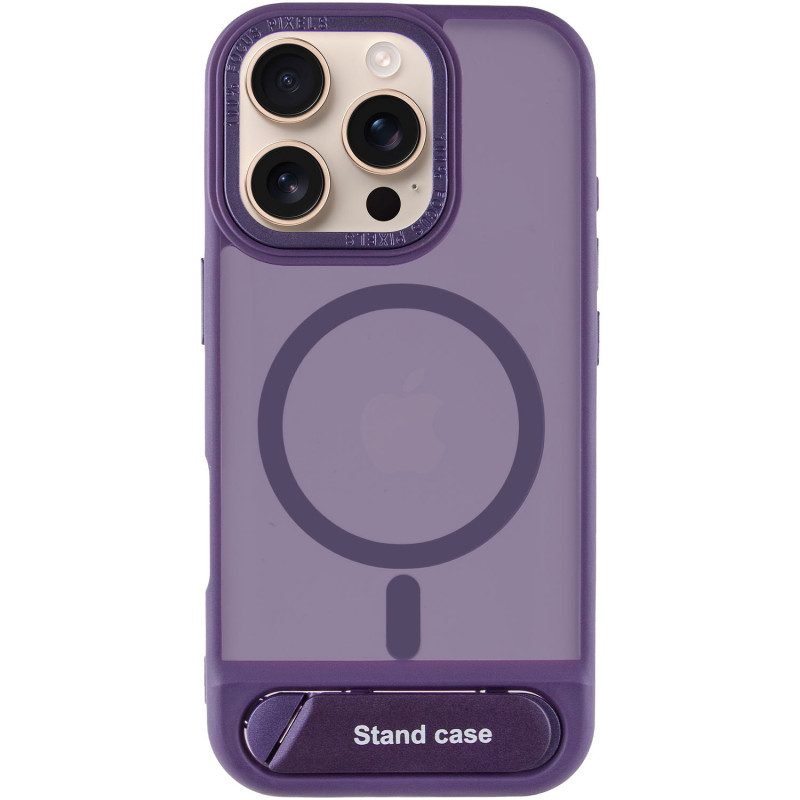 Фото TPU+PC чехол Stand case для Apple iPhone 16 Pro Max (6.9") (Purple) на vchehle.ua