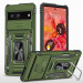 Удароміцний чохол Camshield Army Ring на Google Pixel 7 (Оливковий / Army Green)
